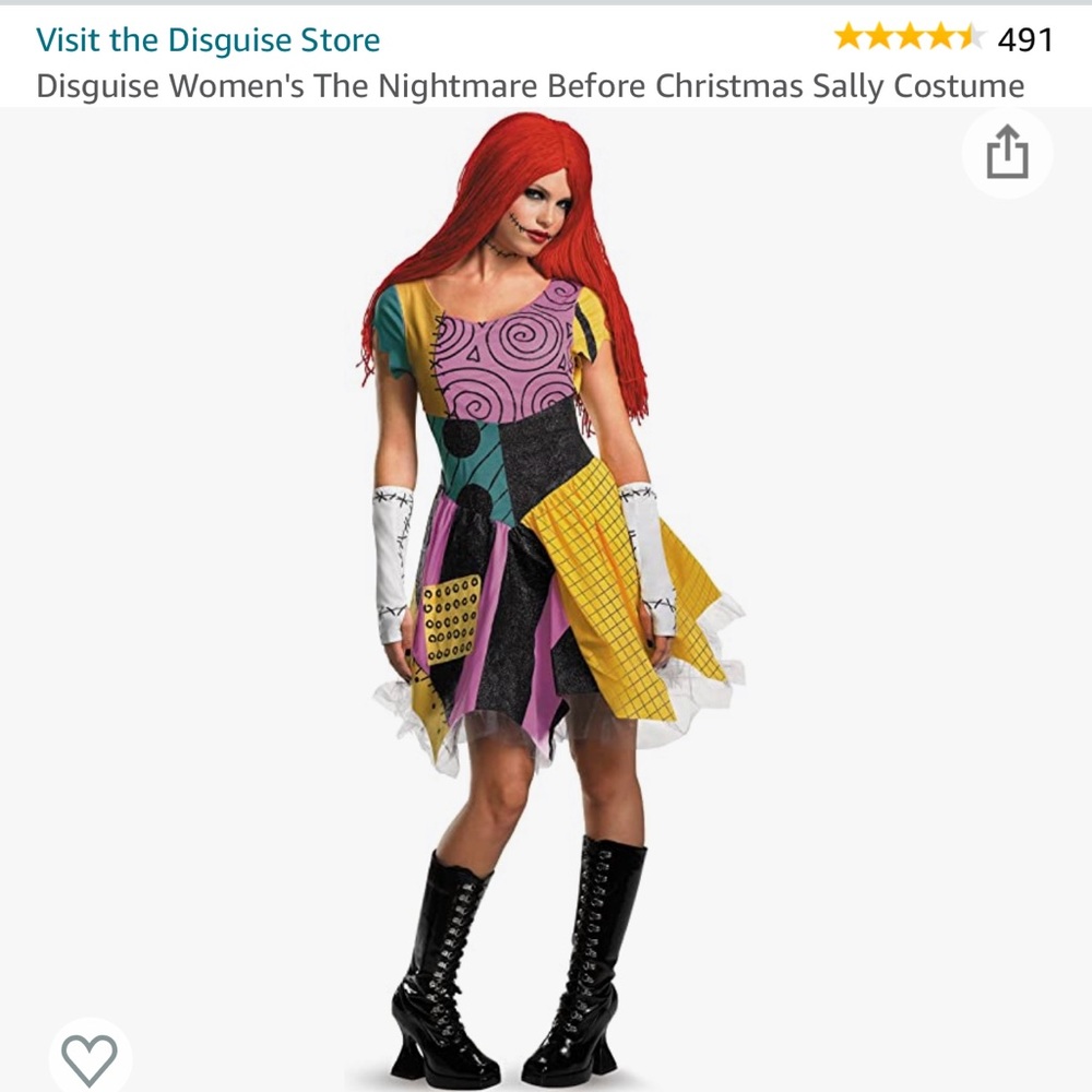 Sally the Ragdoll Costume, Nightmare Before Christmas